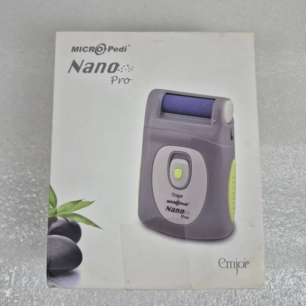 Emjoi Micro-Pedi Nano Pro Callus Remover – Electric Foot File Pedicure Tool NOB